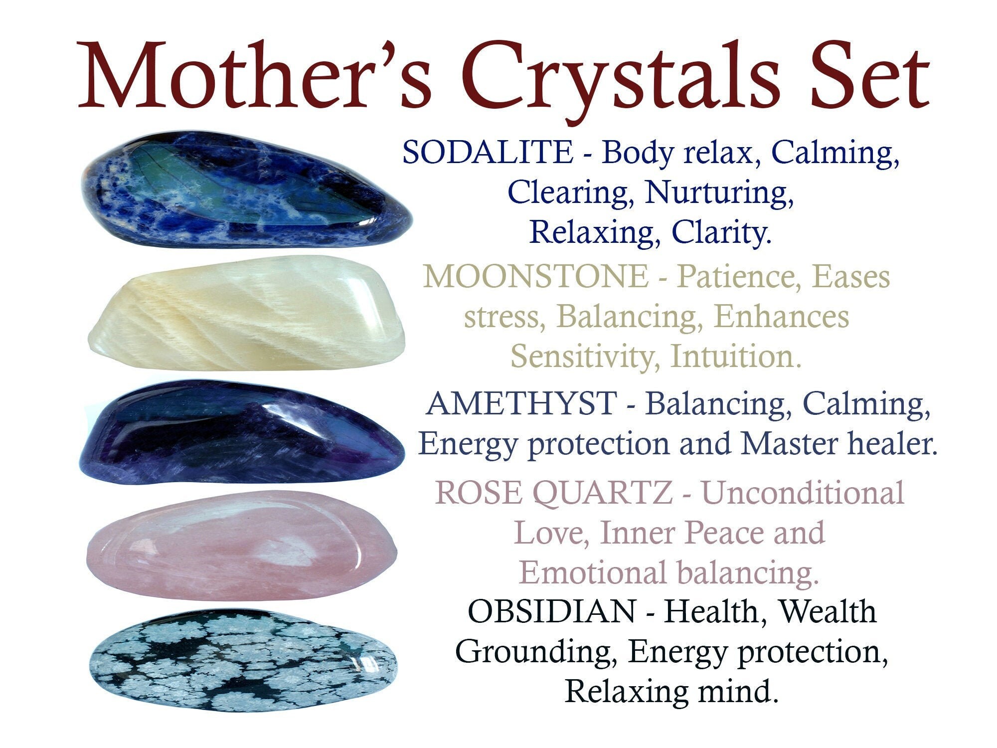 Mother's Crystals Set Mother's Crystals Set Crystals Etsy