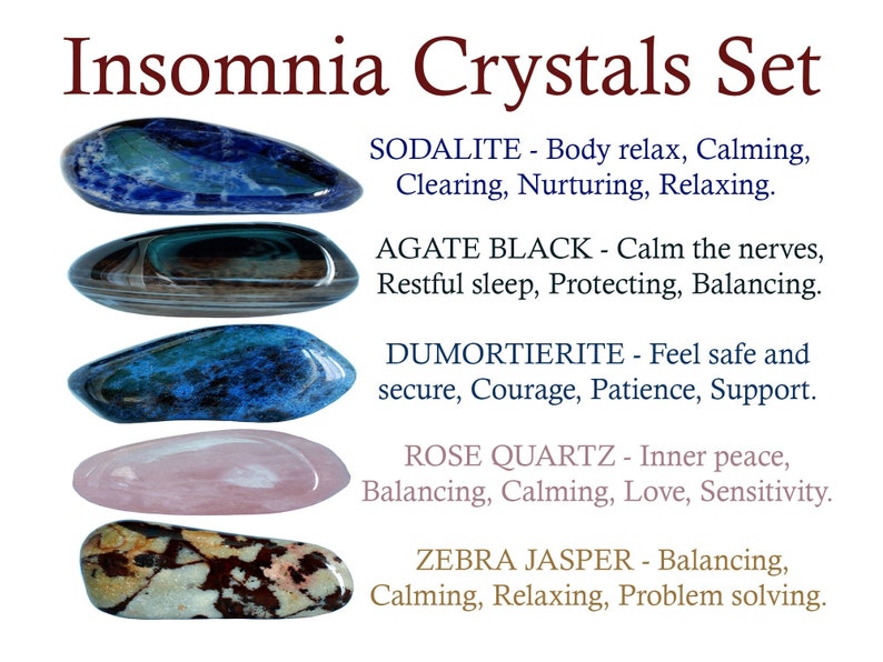 Insomnia Crystals Set Insomnia Crystal Set Crystals for Etsy
