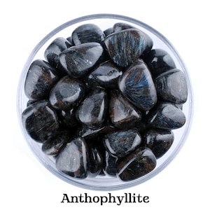 RARE! One 1 Anthophyllite Tumbled Stone, Anthophyllite Tumbled Stones, Anthophyllite Tumbled Stone, Anthophyllite Healing Stones, Gift