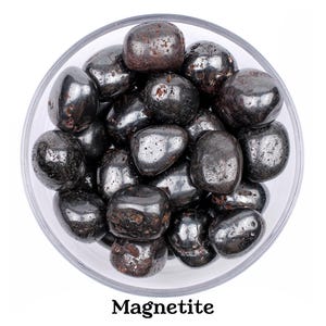 ¡RARO! Piedra pulida de magnetita, piedra imán, magnetita, piedra imán, regalos, cristales, piedras, rocas, cristales del zodíaco, piedra curativa