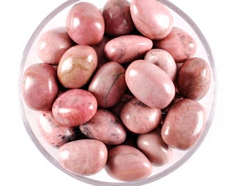 Rhodonite Tumbled Stone, Rhodonite, Tumbled Stones, Stones, Crystals, Rocks, Gifts, Gemstones, Gems, Zodiac Crystals, Healing Crystals