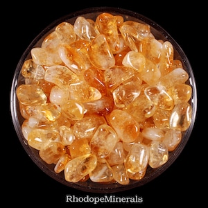 Set Of 3 Citrine Tumbled Stones, Citrine, Tumbled Stones, Stones, Crystals, Rocks, Gifts, Gemstones, Gems, Zodiac Crystals, Healing Crystals
