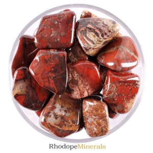 Brecciated Jasper Tumbled Stone, Brecciated Jasper, Tumbled Stones, Jasper, Stones, Crystals, Rocks, Gifts, Gemstones, Gems, Zodiac Crystals