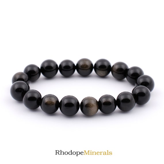 Golden Obsidian Stone Bracelet – Healing Stone