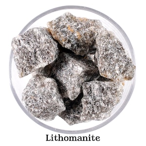 SELTEN! Lithomanit-Rohstein, natürlicher Sammlerkristall, Altar-Ritual-Heilstein