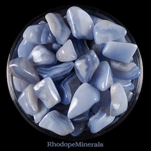 Blue Chalcedony Tumbled Stone, Blue Chalcedony Crystal, Chalcedony, Tumbled Stones, Opal, Stones, Crystals, Rocks, Gifts, Gemstones, Gems