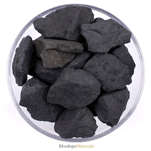 Shungite Raw Stone, Shungite, Rough Stones, Raw Stones, Stones, Crystals, Rocks, Gifts, Gemstones, Gems, Zodiac Crystals, Healing Crystals