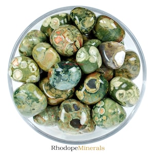 Rainforest Rhyolite Tumbled Stone, Rainforest Rhyolite, Tumbled Stones, Stones, Crystals, Rocks, Gifts, Gemstones, Gems, Zodiac Crystals