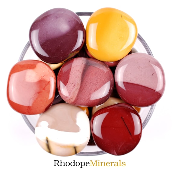 Mookaite Jasper Palm Stone, Natural Australian Jasper, Stone Of Adventure And Vitality, Earthy Grounding Worry Stone, Smooth Mookaite Jasper