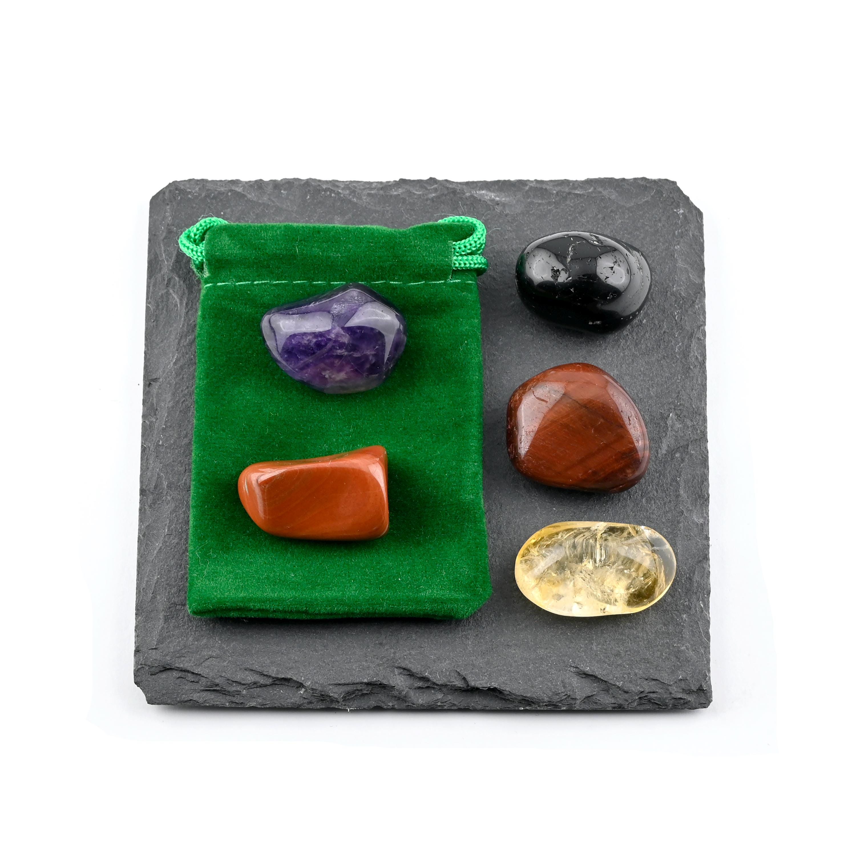 Healing Protection Crystals Set, Healing, Protection, Amethyst