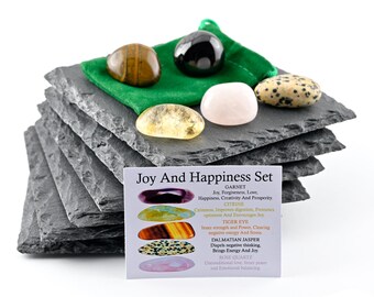 Joy and Happiness Crystals Set, Joy and Happiness Crystals
