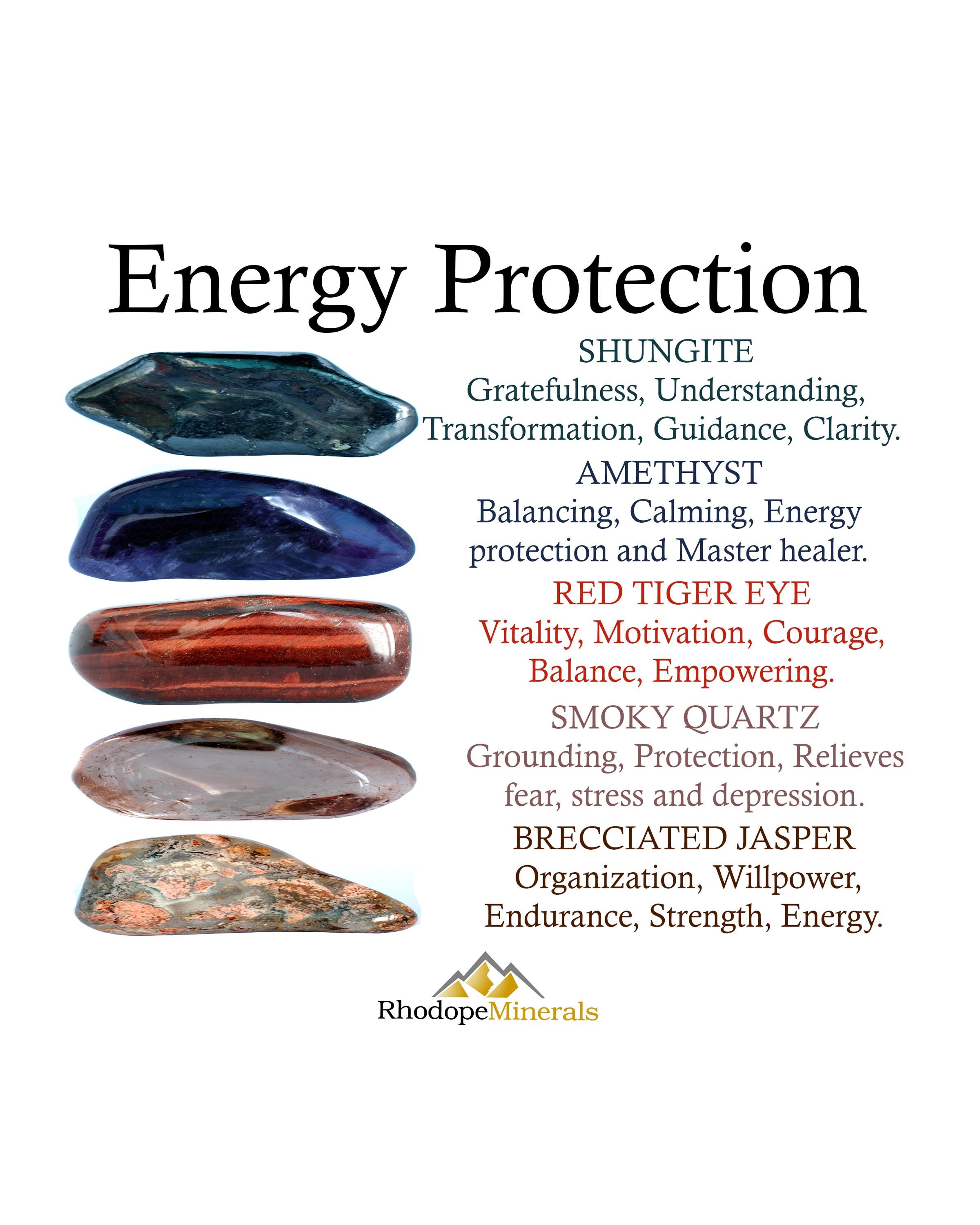 Energy Protection Crystal Set, Energy Protection, Shungite