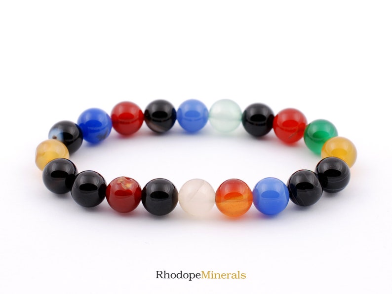 8mm Feng Shui Agate Bracelet Feng Shui Bracelets 8mm Color | Etsy