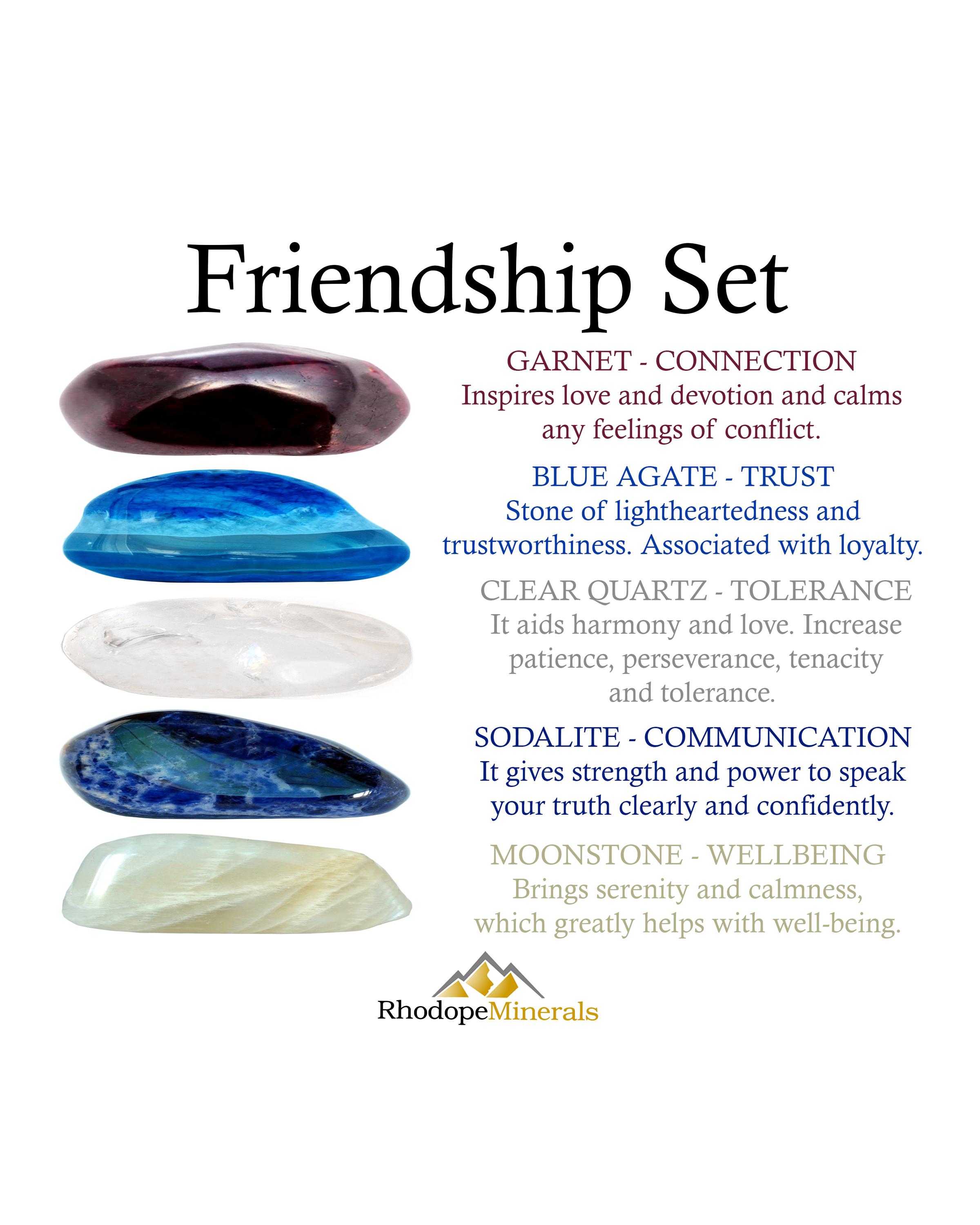 MARINE PUR CRYSTAL PREMIUM 2本セット Friendship Crystal Set, Loyalty and Bond, Gift for Crystal Lovers