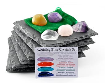 Wedding Bliss Crystals Set, Wedding Bliss Set, Crystals Set, Clear