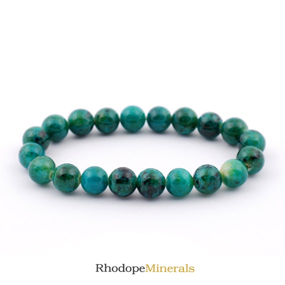 STONE BEAD BRACELET 8 MM ANTRACIT STONE BEAD BRACELET 8 MM ANTRACIT