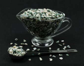 Dendritic Agate Chip Stones, Tree Agate Mini Crystals, Abundance And Altar Ritual Gem