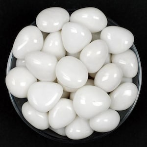 Cuarzo Nieve Rodado, Cuarzo Blanco, Piedras Rodadas, Cuarzo, Piedras, Cristales, Rocas, Regalos, Gemas, Cristales del Zodíaco, Curación