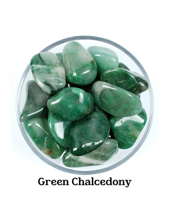 Green Chalcedony Tumbled Stone for Harmony, Mint Green Crystal, Heart Chakra Pocket Gemstone