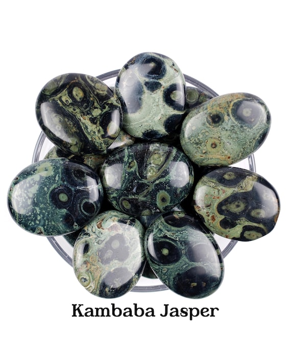 Kambaba Jasper Palm Stone, Kambaba Jasper Smooth Stone, Kambaba Jasper, Jasper, Stones, Crystals, Rocks, Gifts, Wedding Favors, Gemstones