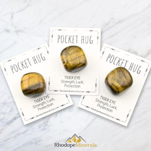 Abrazo de bolsillo de cristal, Abrazo de bolsillo de ojo de tigre, Piedra de ojo de tigre, Regalo de cristal, Piedra de bolsillo, Recuerdos de boda, Ficha de bolsillo, Amuleto de protección, Regalo