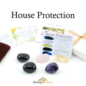 House Protection Crystal Set, House Protection Crystals, Crystals For Protection, Crystals For House Protection, House Protection Crystals