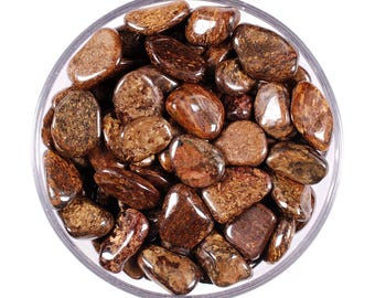 Bronzite Tumbled Stone, Natural Protection And Grounding Crystal For Focus And Confidence