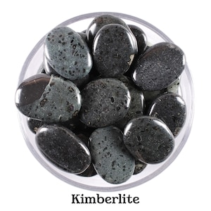 RARE Kimberlite Palm Stone, Diamond Matrix Crystal, Stone of Magic And Transformation, Grounding Stone, Unique Collector Specimen