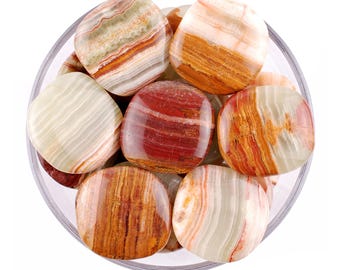 Green Aragonite Palm Stone, Emotional Balance And Stability, Gift For Crystal Lovers