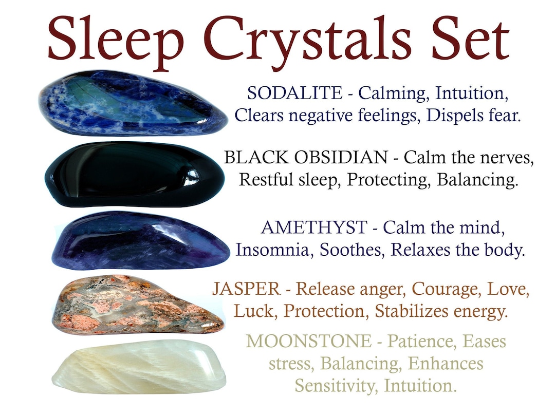 Sleep Crystals Set Sleep Crystal Set Crystals for Sleep Etsy