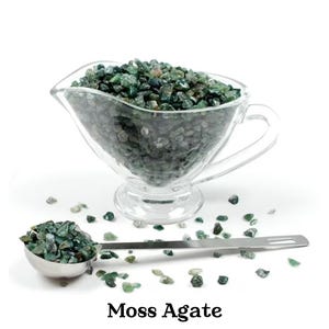 Piedras de ágata musgosa en trozos a granel, cristales verdes naturales para el crecimiento y la abundancia, decoración de jardinería, arte con resina y joyería, gemas de ágata musgosa