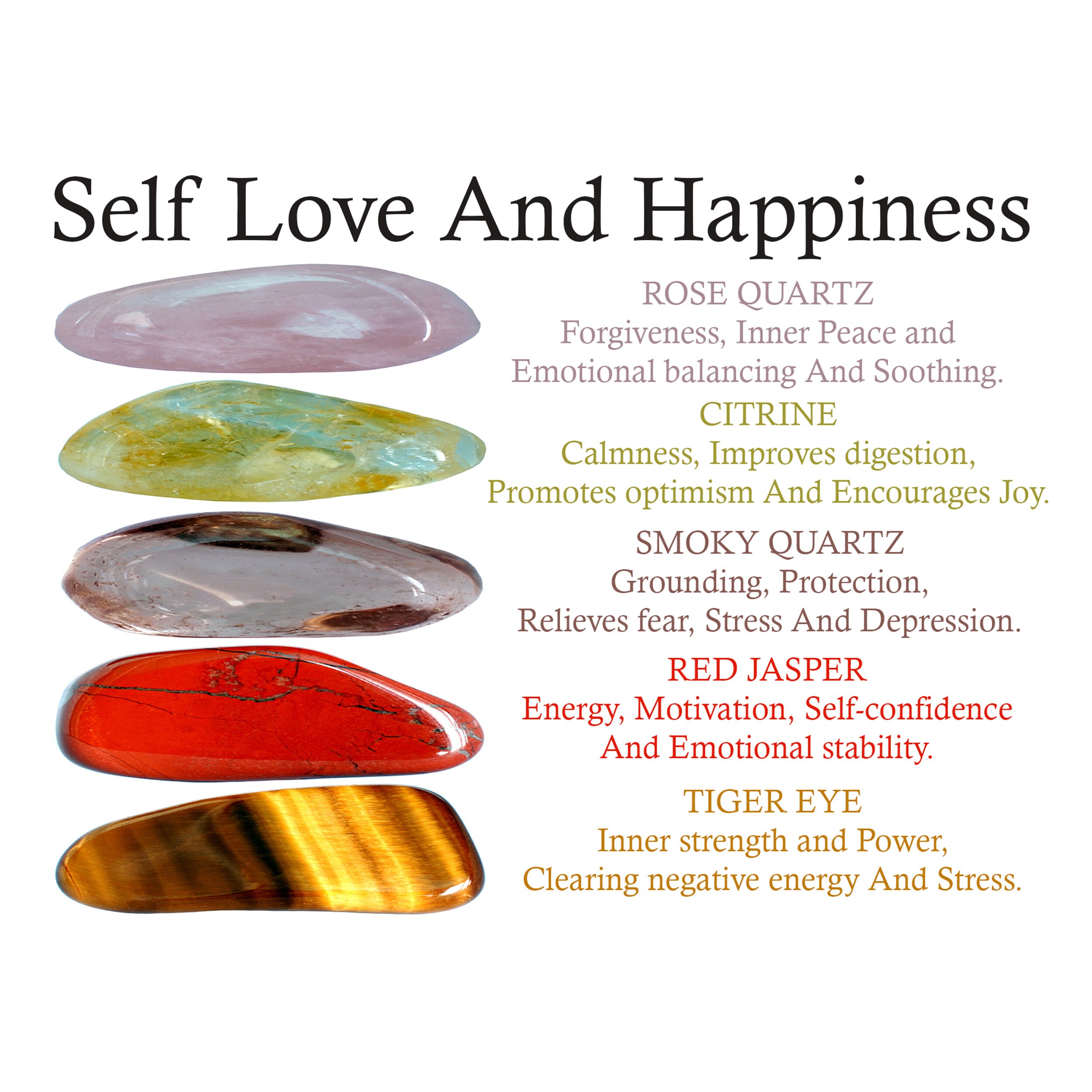 Crystals for self love best sale