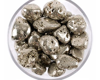 Pyrite Tumbled Stone, Rocks, Gifts, Gemstones, Healing Crystal