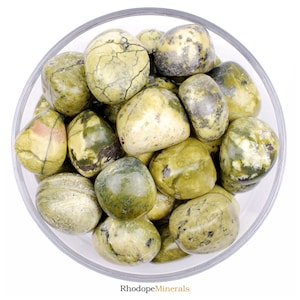 Serpentine Tumbled Stone, Serpentine, Tumbled Stones, Stones, Crystals, Rocks, Gemstones, Gems, Gifts, Zodiac Crystals, Healing Crystals