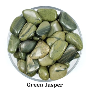 セージグリーン　ジャスパー Green jasper stone - Etsy 日本