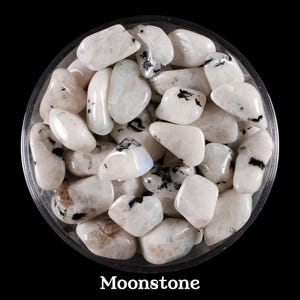 Rainbow Moonstone Tumbled Stone, Intuition, Emotional Balance And Divine Feminine Crystal image 1