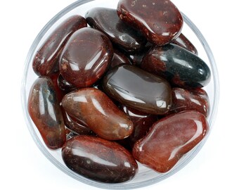 Fire Agate Tumbled Stone, Brown Flame Crystal, Protection And Altar Ritual Healing Gemv