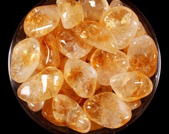 Citrine Tumbled Stone, Citrine, Tumbled Stones, Stones, Crystals, Rocks, Gifts, Gemstones, Gems, Zodiac Crystals, Healing Crystals, Favors