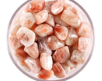 Sunstone Tumbled Stone, Natural Joy And Leadership, Altar Ritual Gemstone