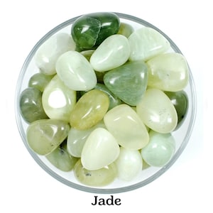 Pietra di giada levigata, pietra preziosa portafortuna, prosperità e armonia, pietra di protezione del chakra del cuore, regalo per Bilancia e Toro, gemme di giada naturale