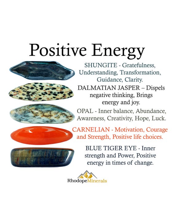Positive Energy Crystal Set, High Vibe and Happiness, Gift for