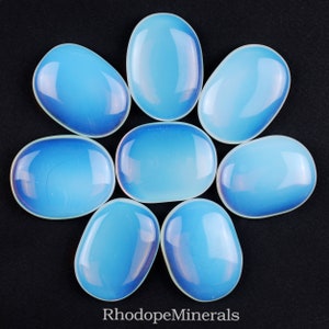 Opalite Palm Stone, Opalite, Palm Stone, Opalite Smooth Stone, Opalite, Opal, Stones, Crystals, Rocks, Gifts, Wedding Favors, Gemstones