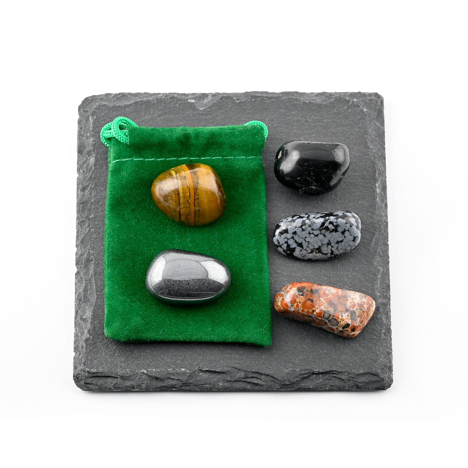 Protection Crystal Set New House Protection Crystals Set, Home Energy Shield, Gift for Crystal ...