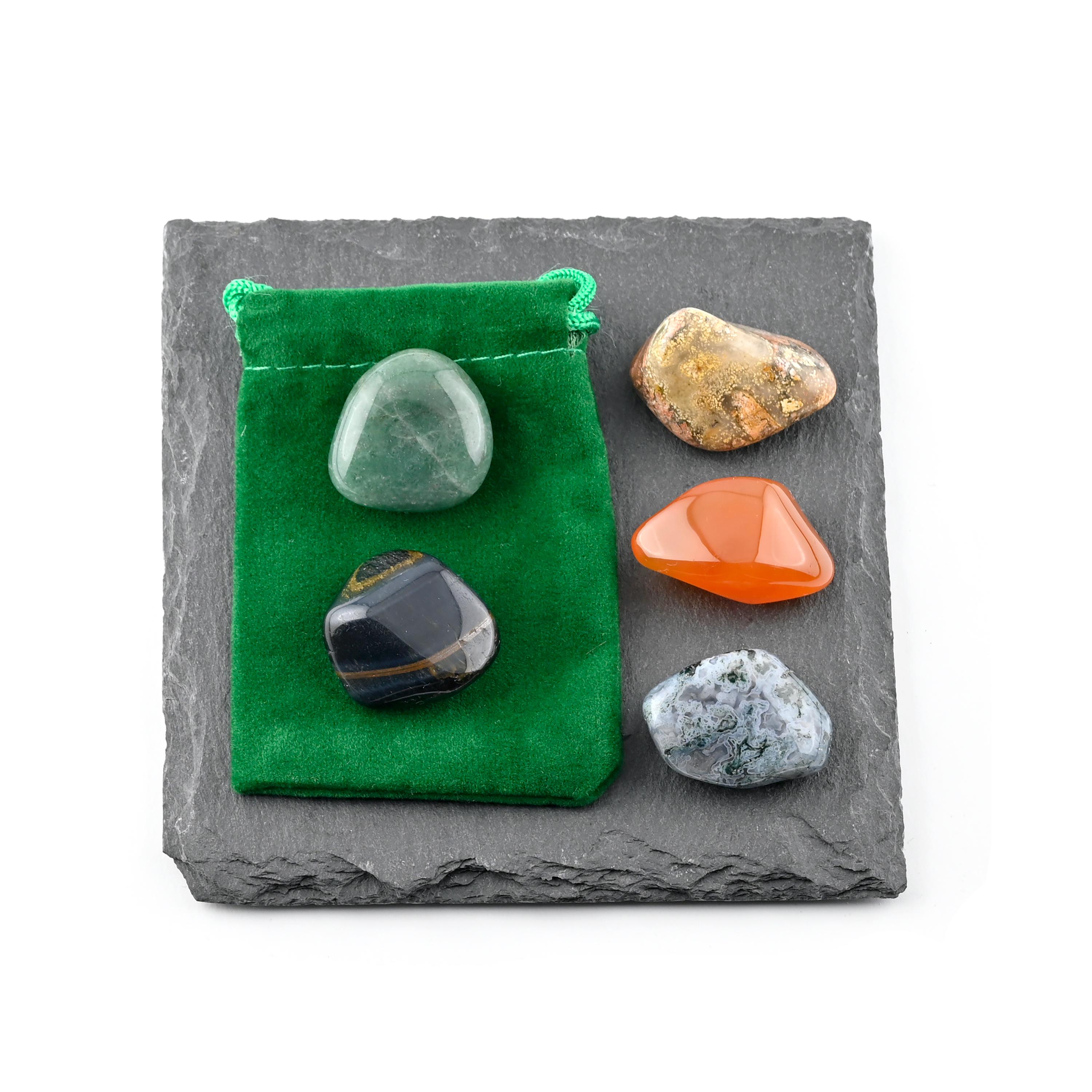 Prosperity and Abundance Crystal Set, Wealth and Success, Gift for