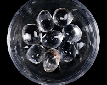 Clear Quartz Tumbled Stone, Master Healer Crystal, Energy Amplification And Clarity