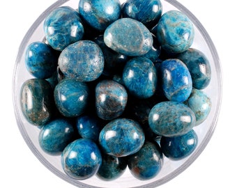 Blue Apatite Tumbled Stone, Blue Apatite, Tumbled Stones, Apatite, Apatite Stones, Gemstones, Rocks, Crystals, Gifts, Stones, Zodiac Stones