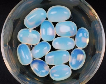 Opalite Tumbled Stone, Opalite, Tumbled Stones, Opal, Stones, Crystals, Rocks, Gifts, Wedding Favors, Gemstones, Gems, Zodiac Crystals