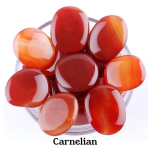 Carnelian Palm Stone, Rocks, Gifts, Gemstones, Gems, Zodiac Crystals, Healing Crystals, Favors