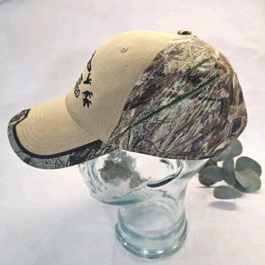 Ducks Unlimited Mossy Oak Camo Strap back Hat Cap DU Leader Adjustable Band image 2
