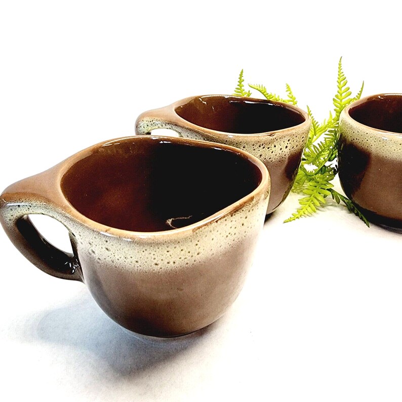 4 Tamac Pottery Frosty Fudge Coffee Cups Mugs 8 Fl Oz Perry Etsy